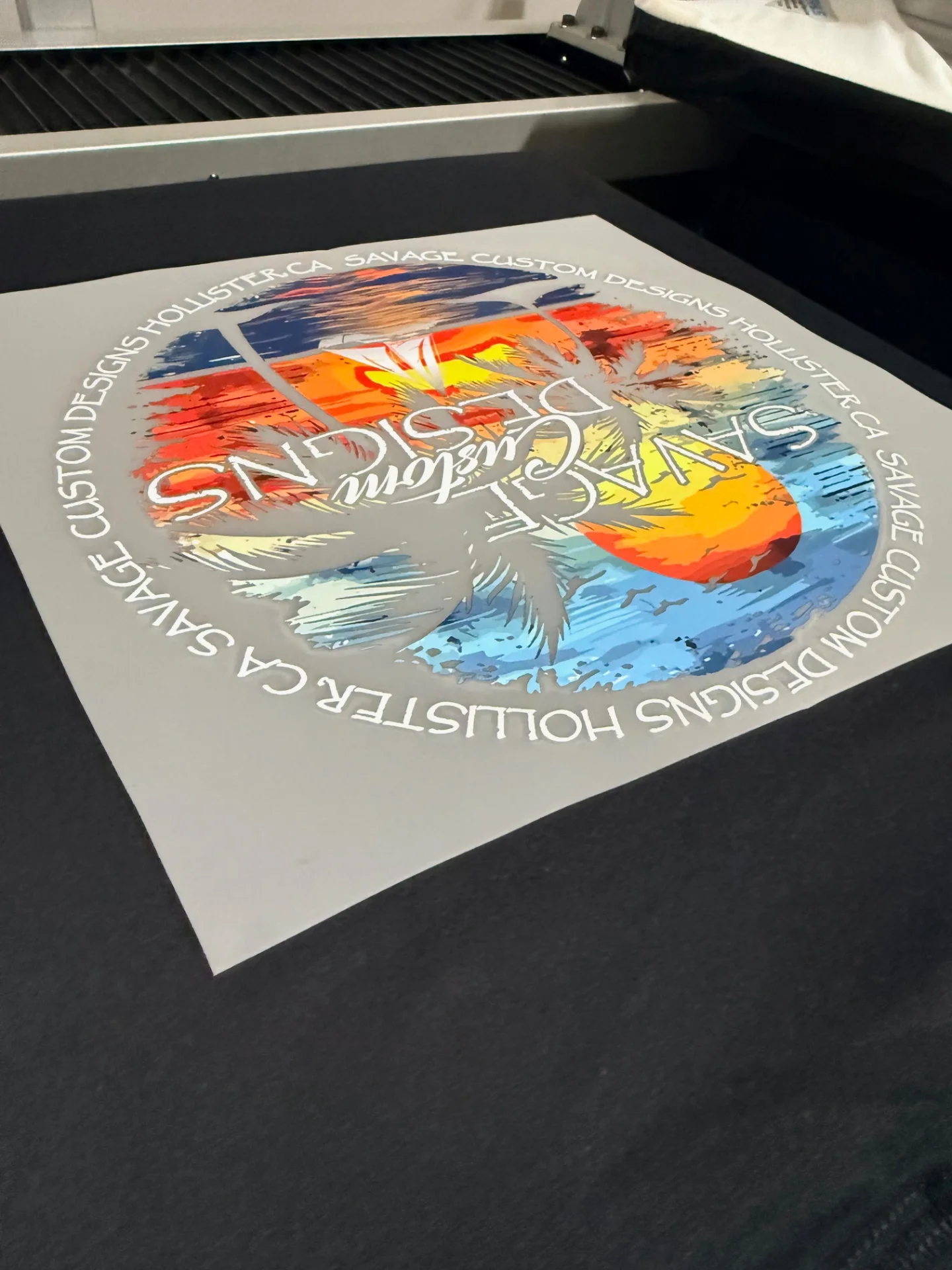 Custom apparel printing